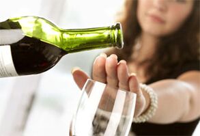 Rejection of alcohol